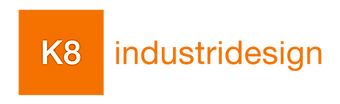 K8_industridesign_logo_orange ramme
